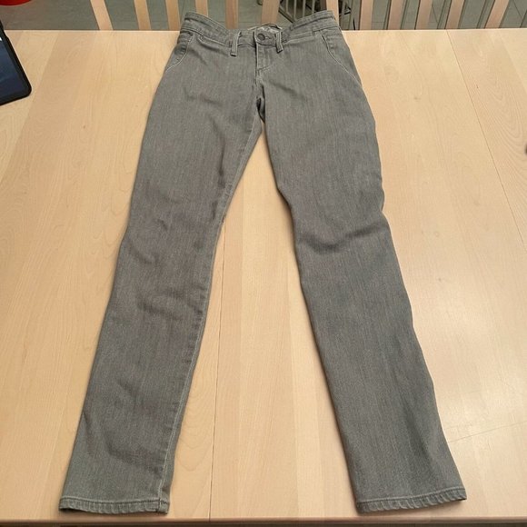 Vince Seam Jegging Skinny Gray Stretch Jeans 27 - Picture 4 of 11